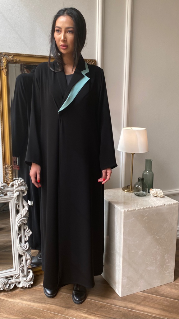 Elaborate jacket abaya