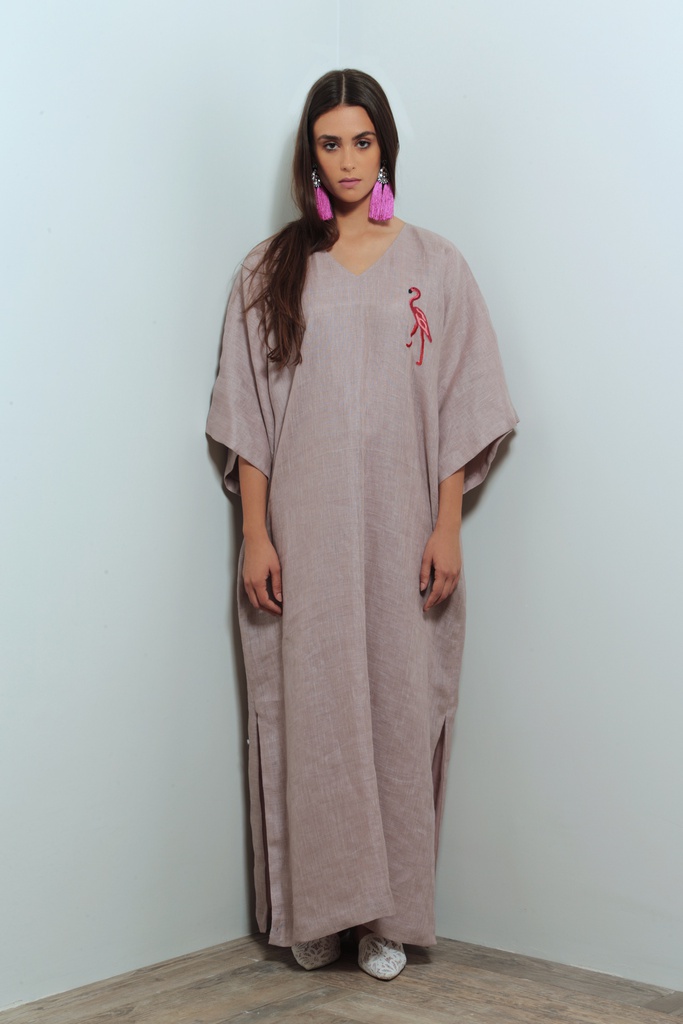 Linen bird Kaftan