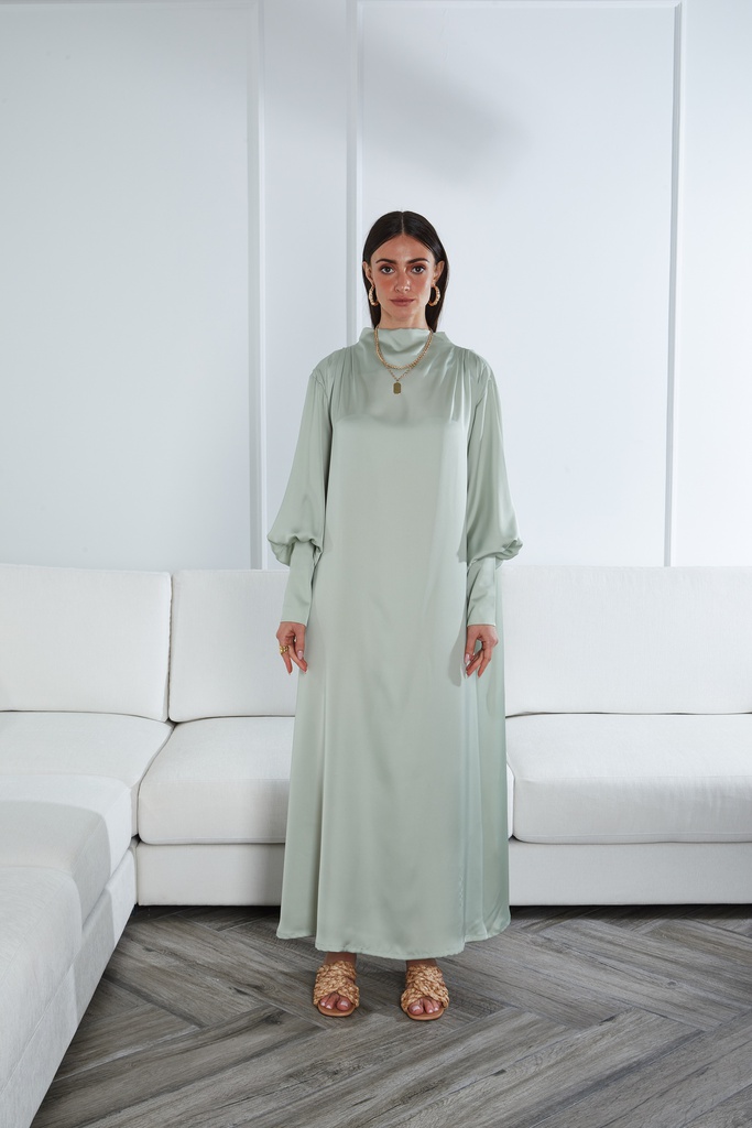 The Ghalia dress in Satin