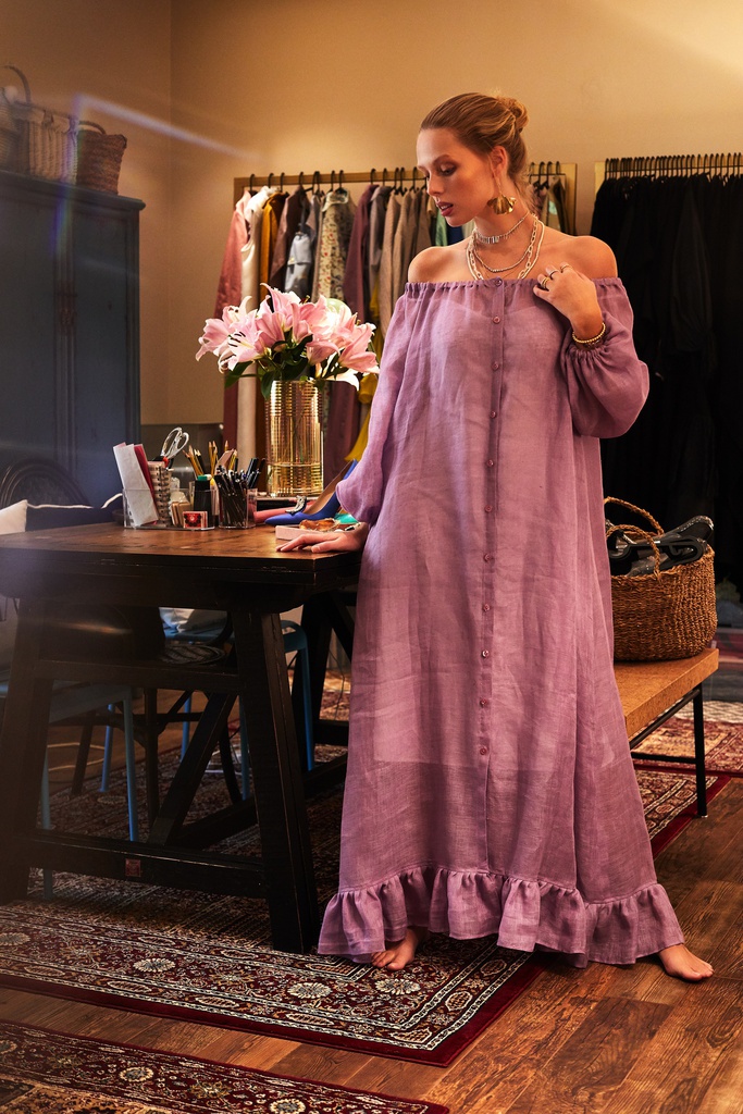 The off shoulder dress