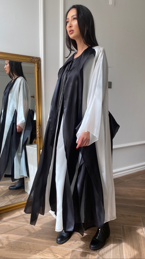 The organza dress abaya 