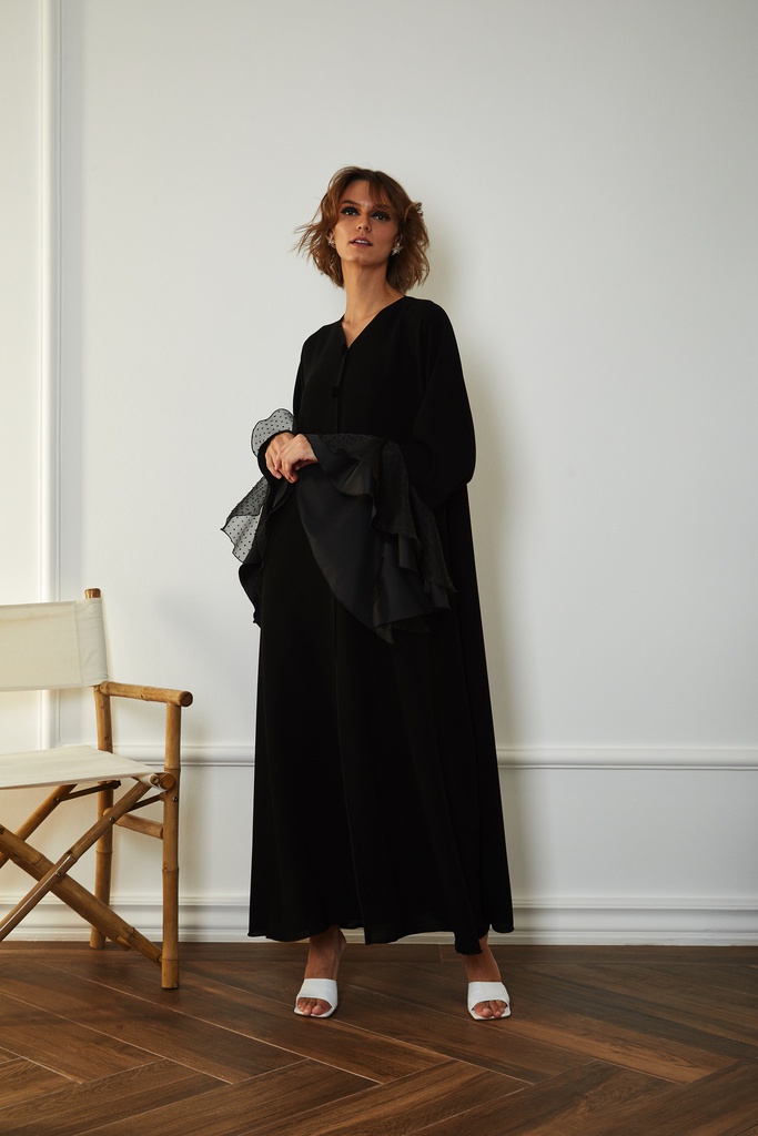 The ruffle layered sleeve