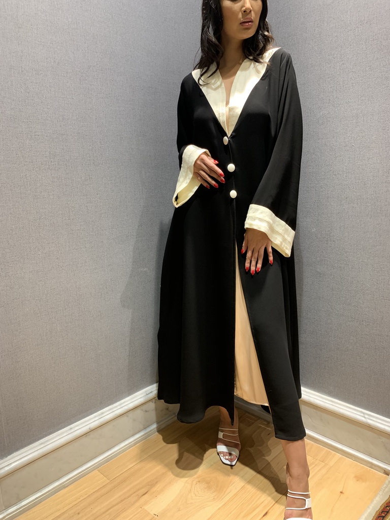 the beige linen front