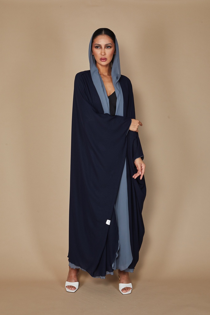 Double face shefon Abaya